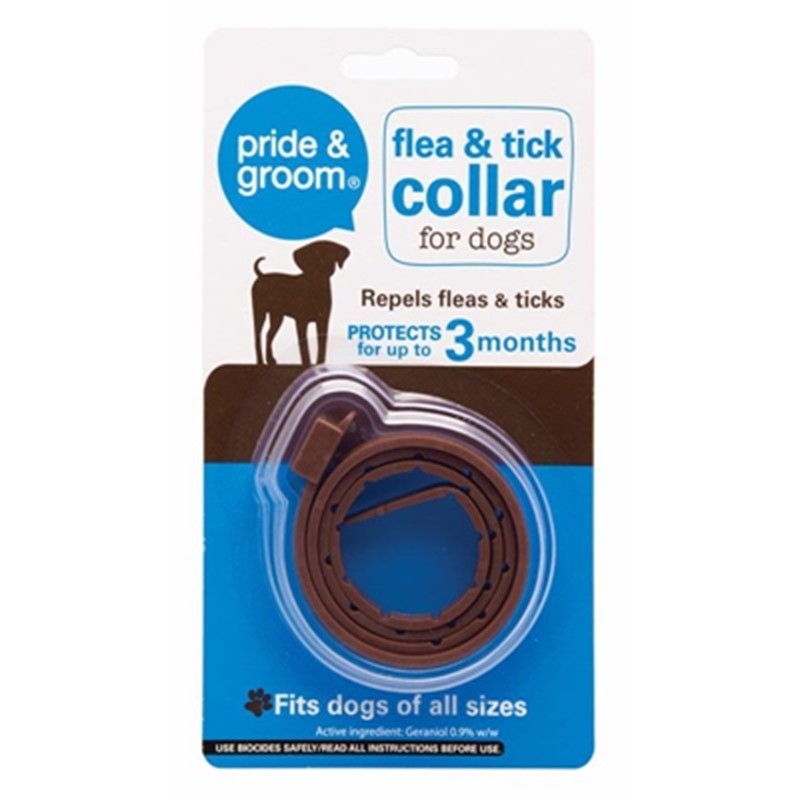 Pride & Groom Flea And Tick Collar For Dogs