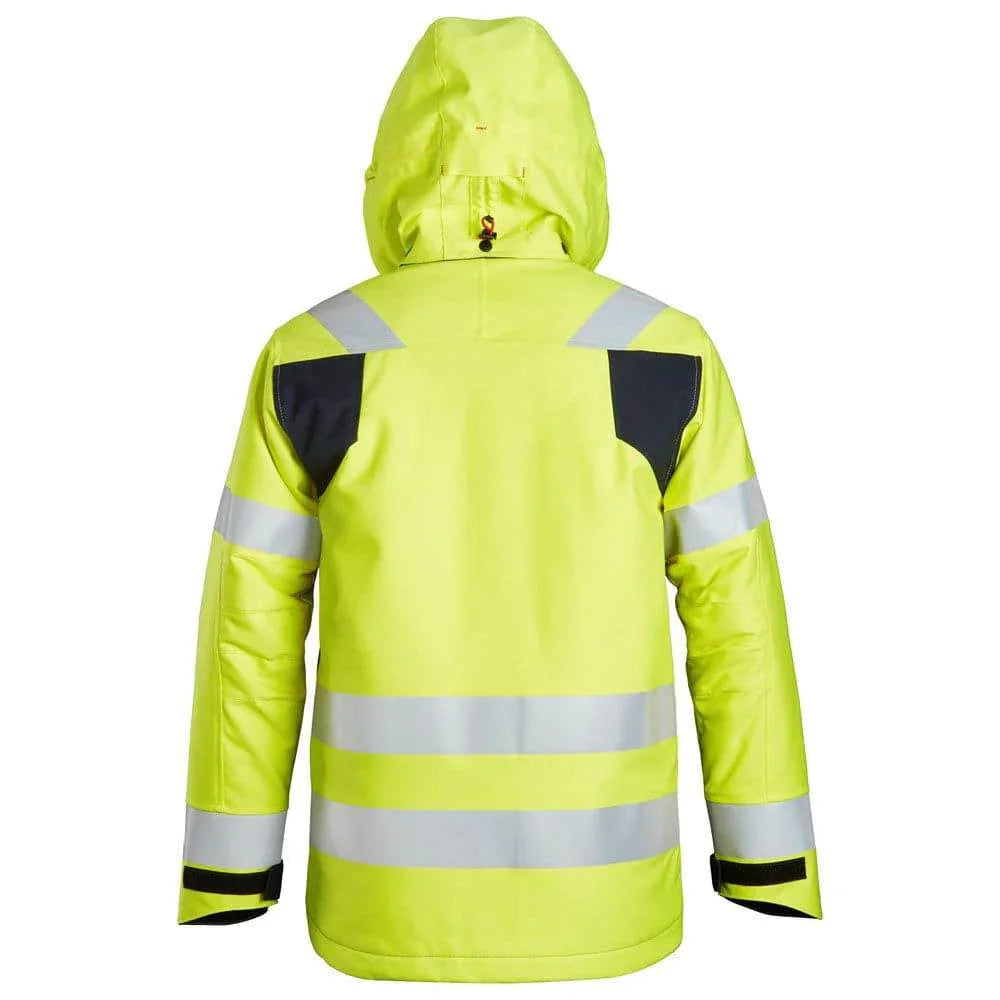 Snickers 1163 ProtecWork Insulated Hood Jacket, High-Vis Class 3