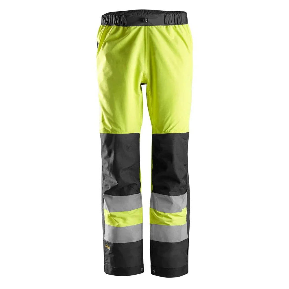 Snickers 6530 AllroundWork, Hi-Vis WP Shell Trousers CL2 Various Colours