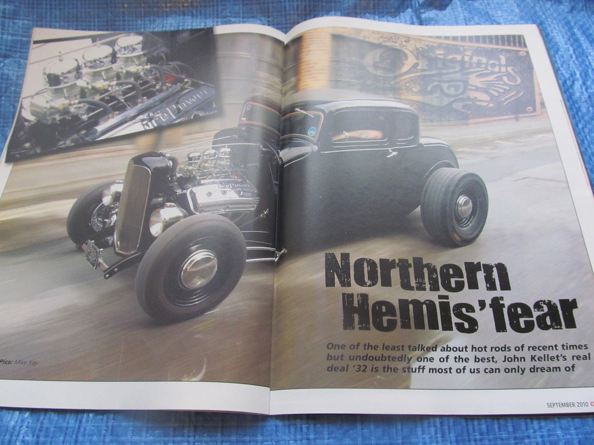 CUSTOM CAR MAGAZINE SEPTEMBER 2010 / HEMI COUPE V8 MODEL A FORD DEADSLED #bk1