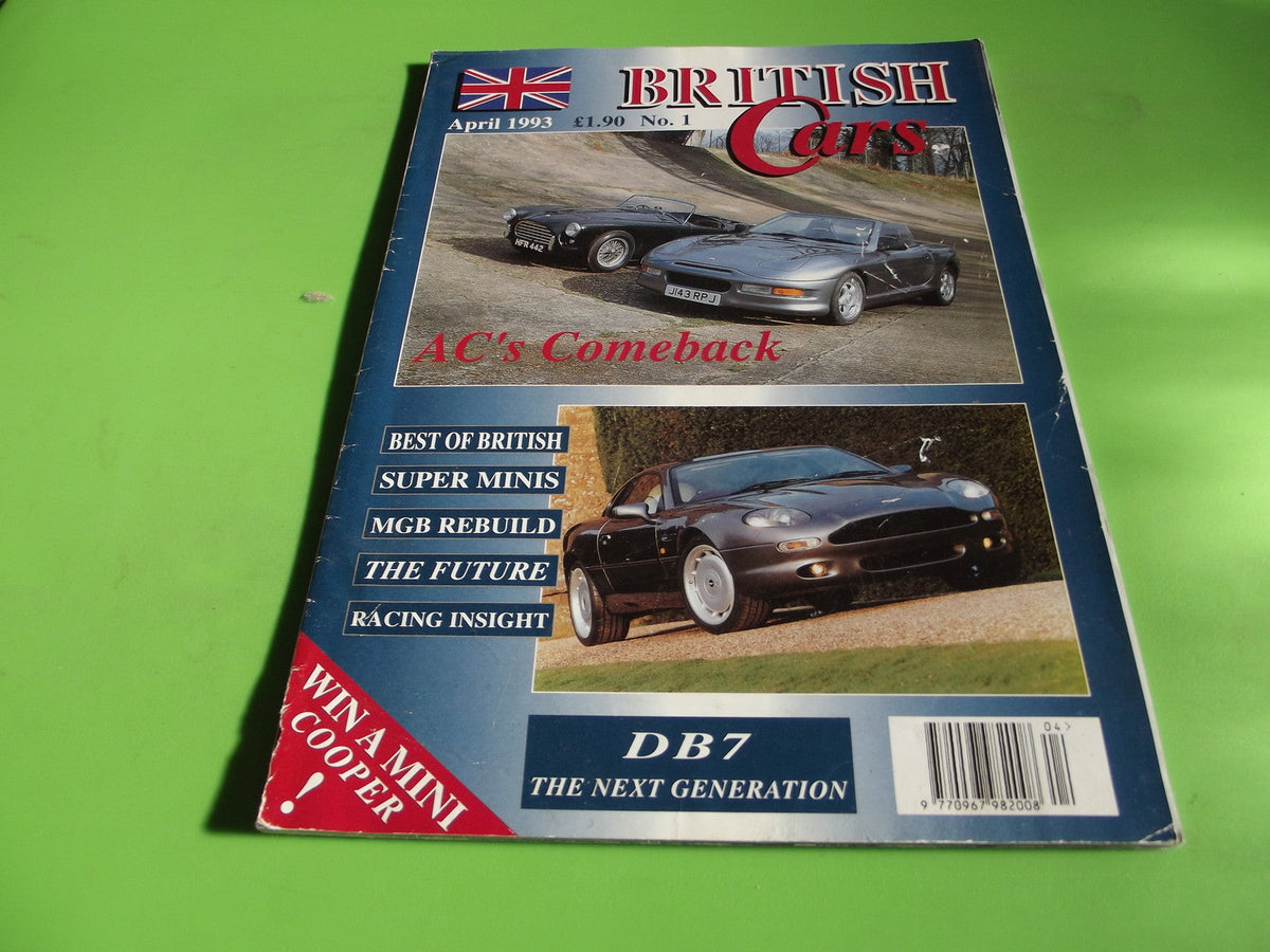 BRITISH CARS MAGAZINE APRIL 1993 #c3