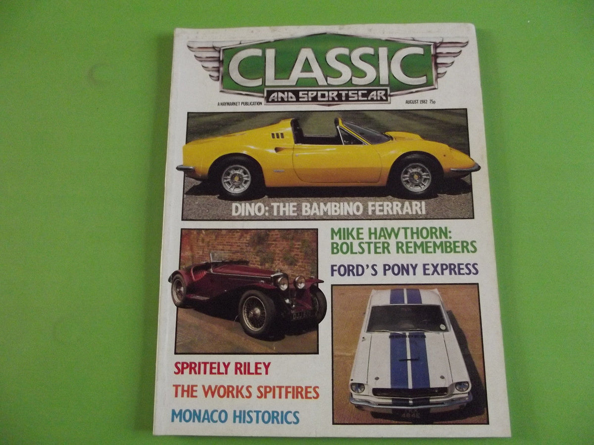 CLASSIC AND SPORTSCAR MAGAZINE AUGUST 1982 #c1