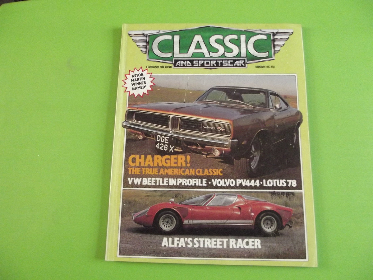 CLASSIC AND SPORTSCAR MAGAZINE FEBRUARY 1983 #c1