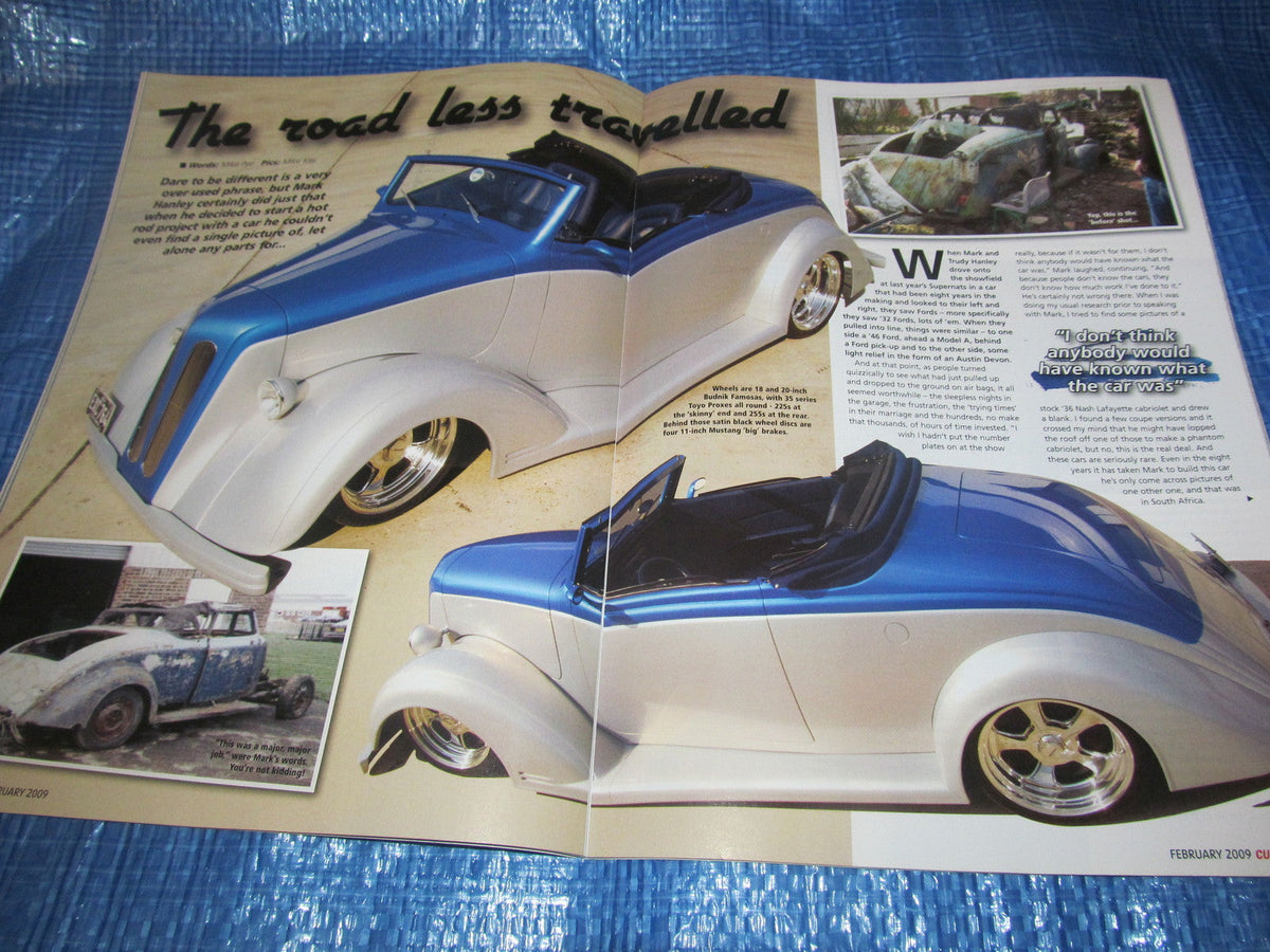 CUSTOM CAR MAGAZINE FEBUARY 2009 / #bk1