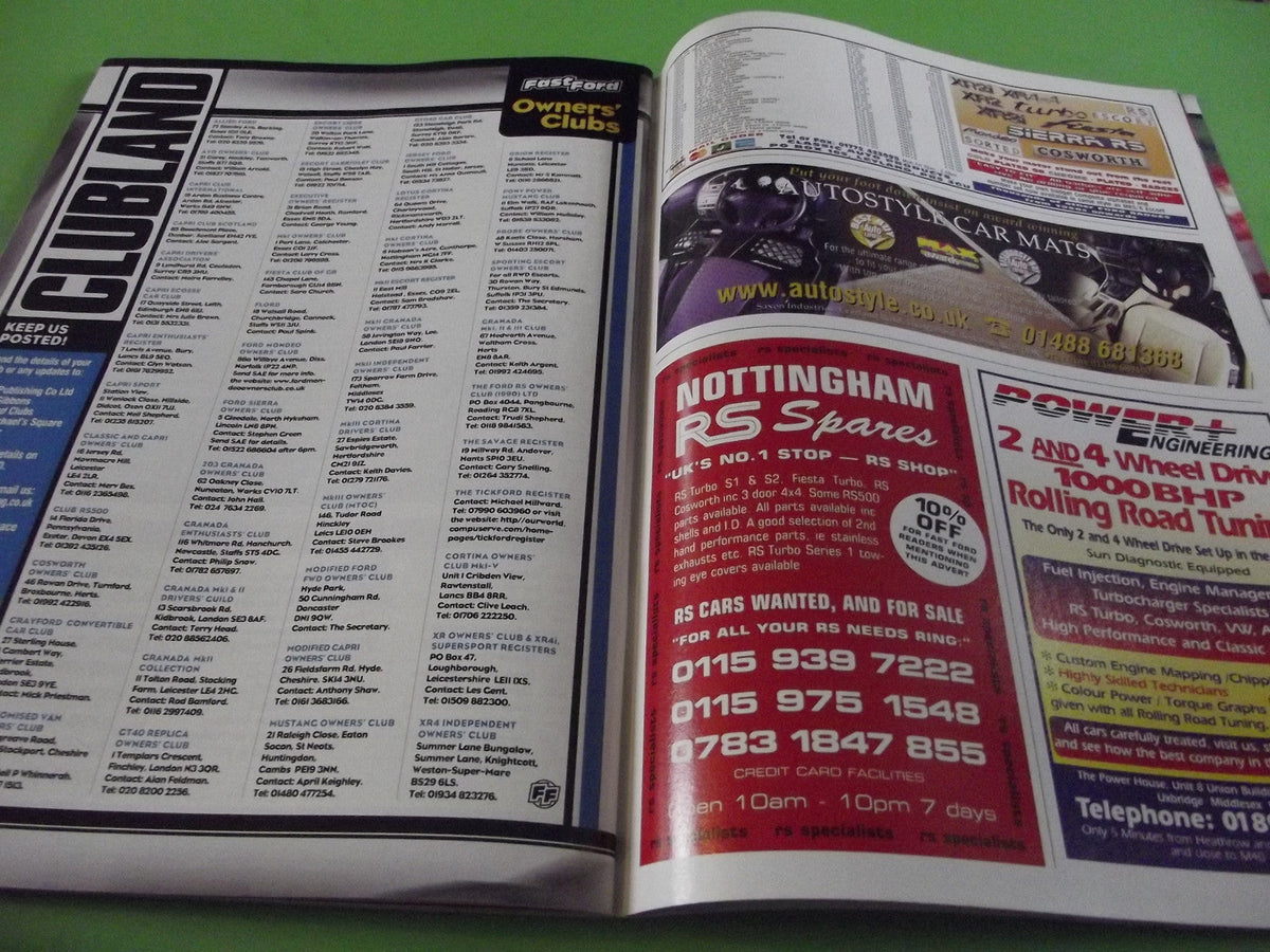 FAST FORD MAGAZINE DECEMBER 2001 #C5