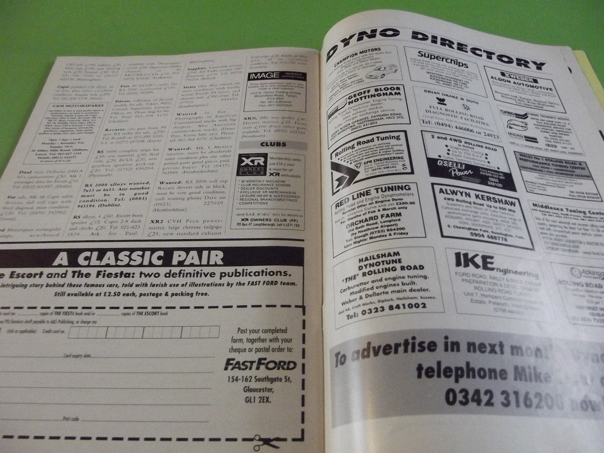 RS 2000 FAST FORD MAGAZINE NOVEMBER 1991 #C5