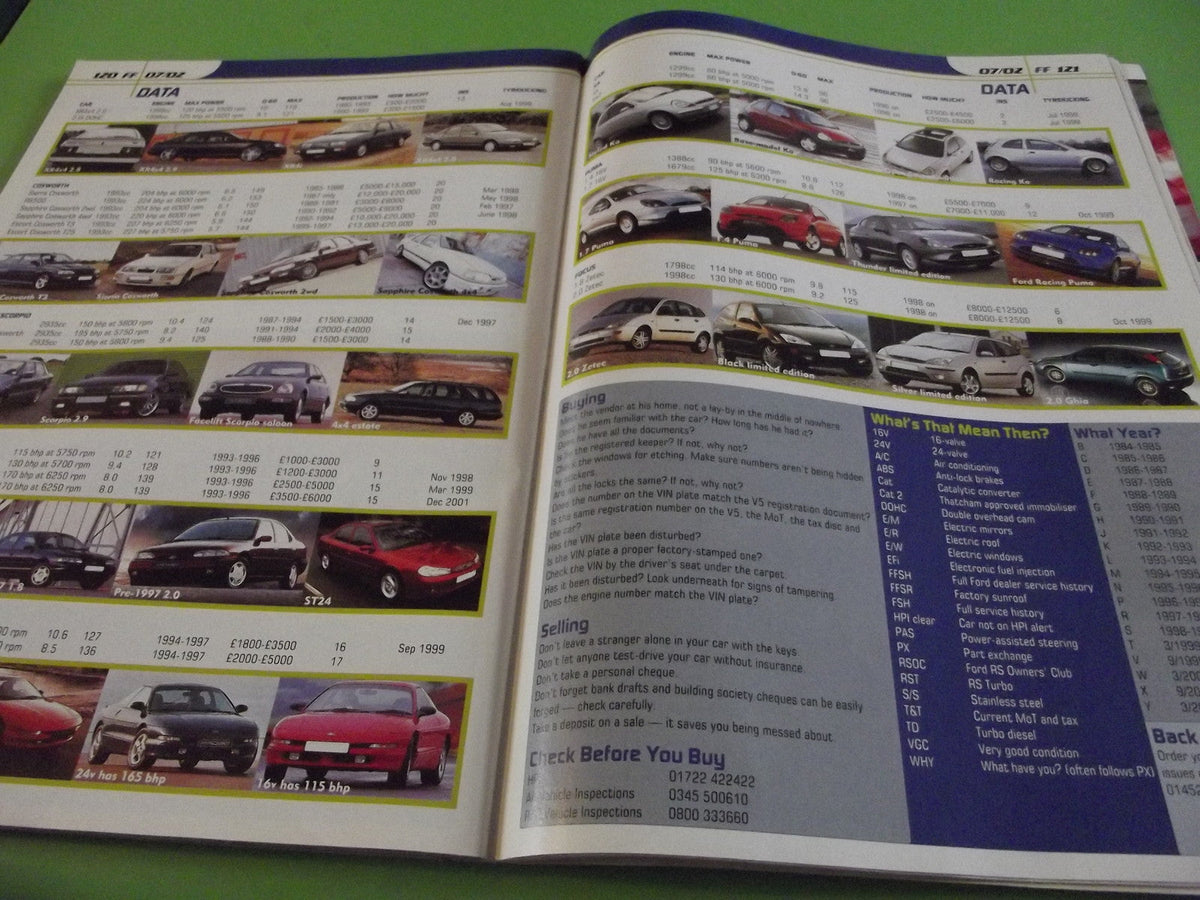 FAST FORD MAGAZINE JULY 2002 #C5