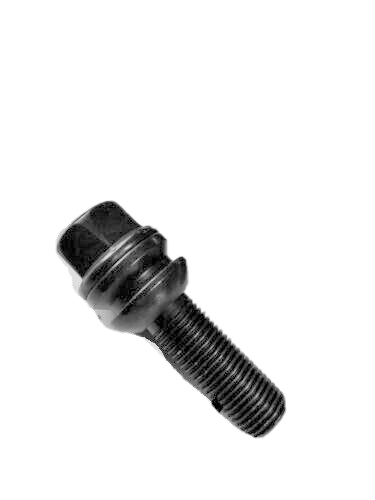 1x Extended PORSCHE Wheel Bolt O.E M14 x1.5 BLACK Single Bolt in Various Lengths