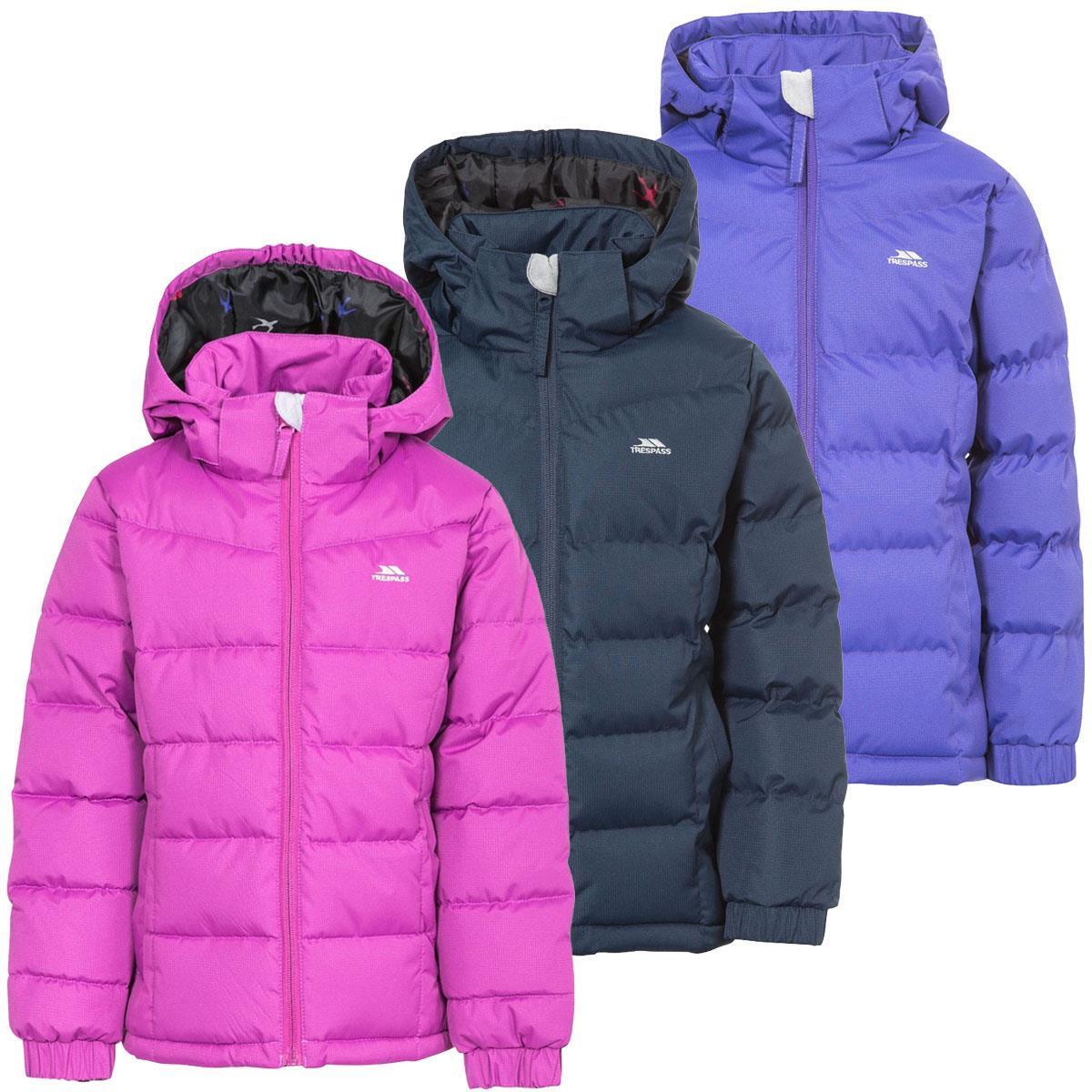 Kids Girls MAREY Water Resistant Padded School Jacket