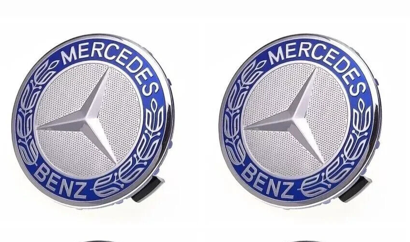 Mercedes Alloy Wheel Centre Hub Caps 75mm A B C E S M Class ML CLA