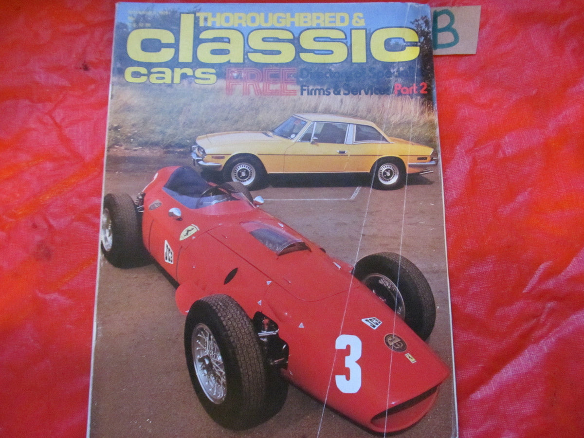 THOROUGHBRED & CLASSIC MAGAZINE November 1979 STAG-FERRARI-SHEFFIELD SIMPLEX