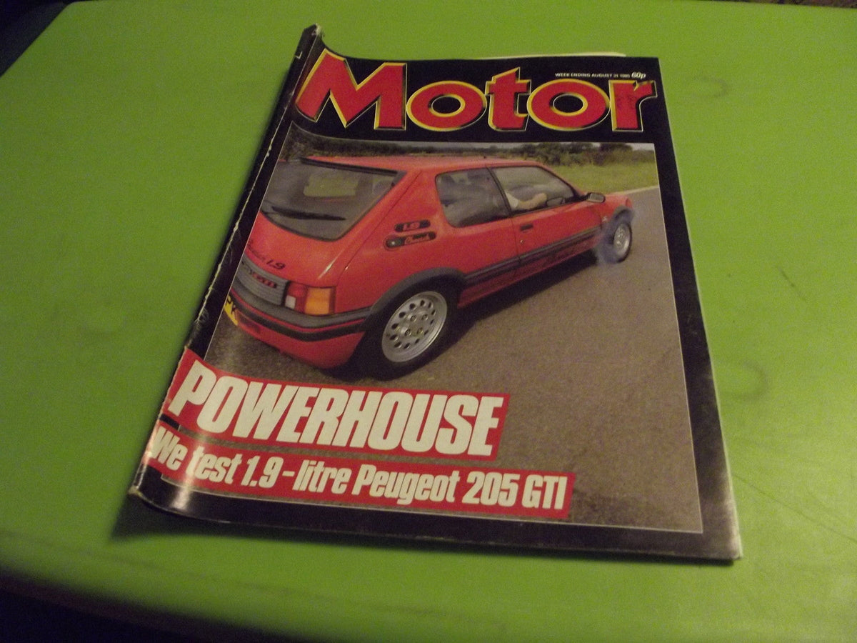 MOTOR MAGAZINE AUGUST 1985 #c2