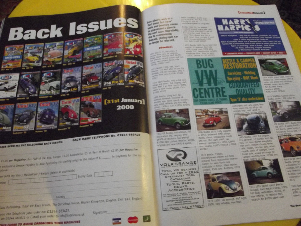 TOTAL VW MAGAZINE JANUARY 1999 #c3