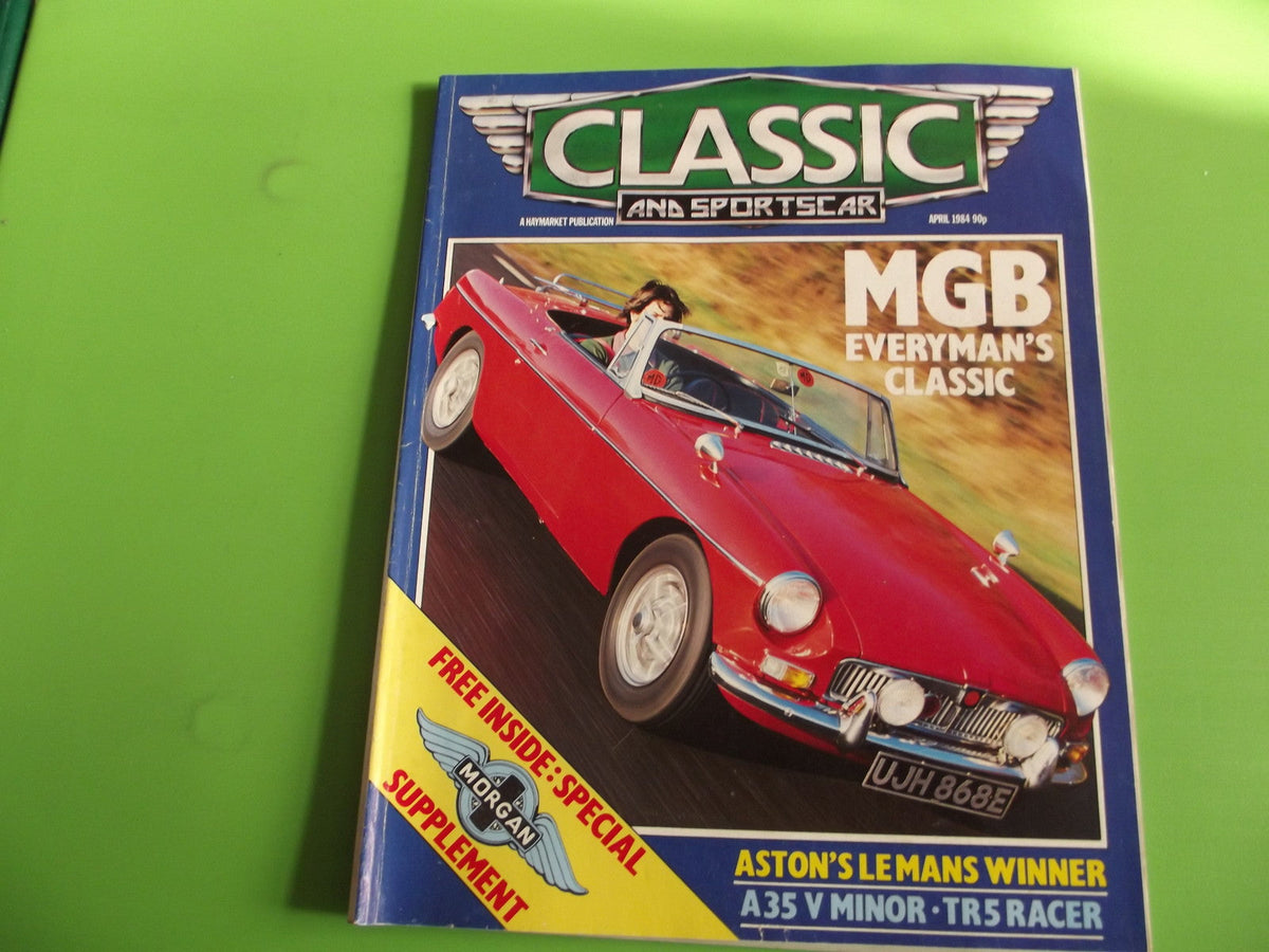 CLASSIC AND SPORTSCAR MAGAZINE APRIL 1984 #c1
