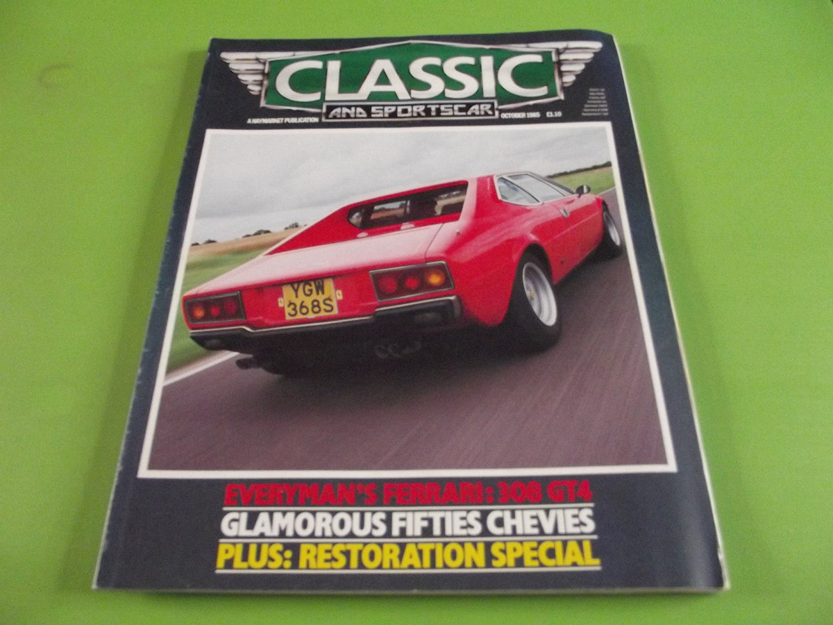 CLASSIC AND SPORTSCAR MAGAZINE OCTOBER 1985 #c1