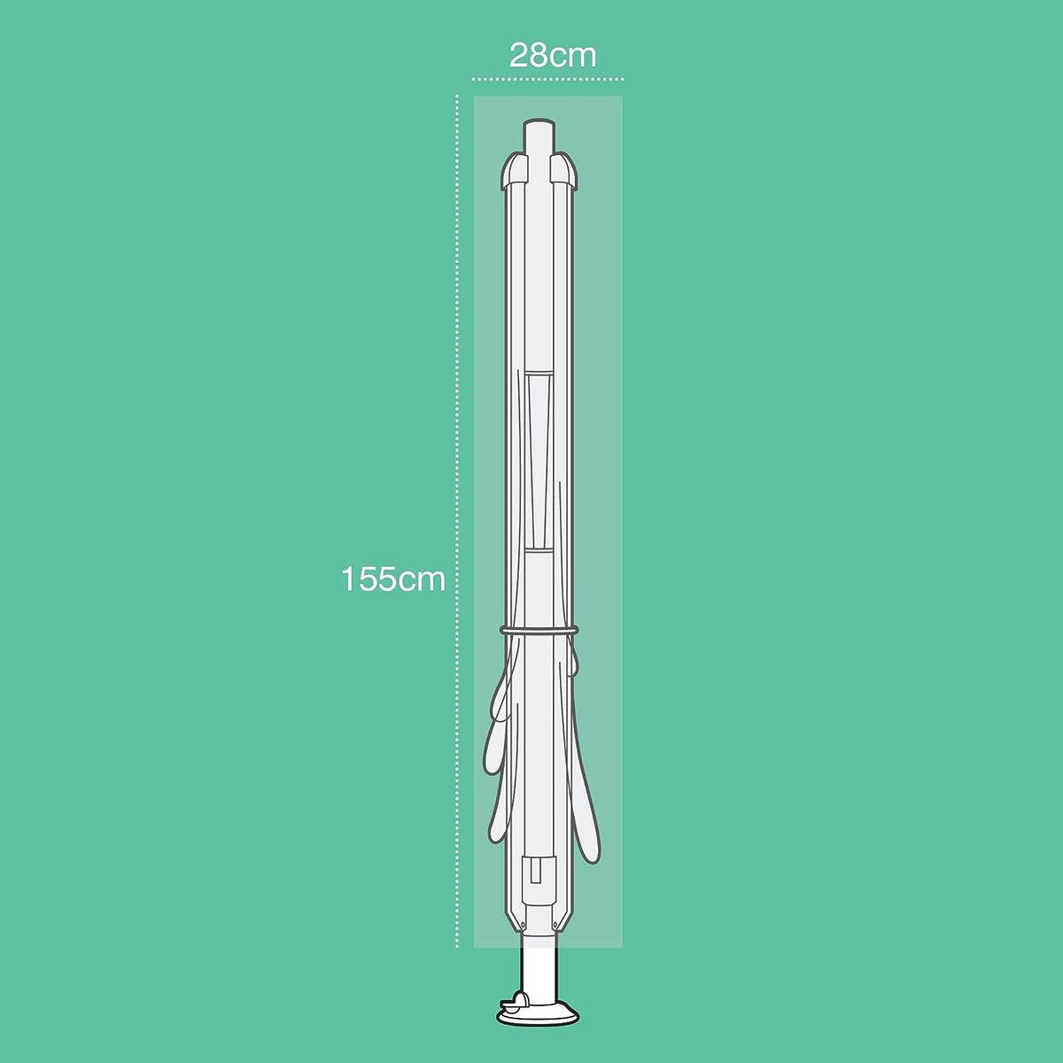 Rotary Washing Line Cover