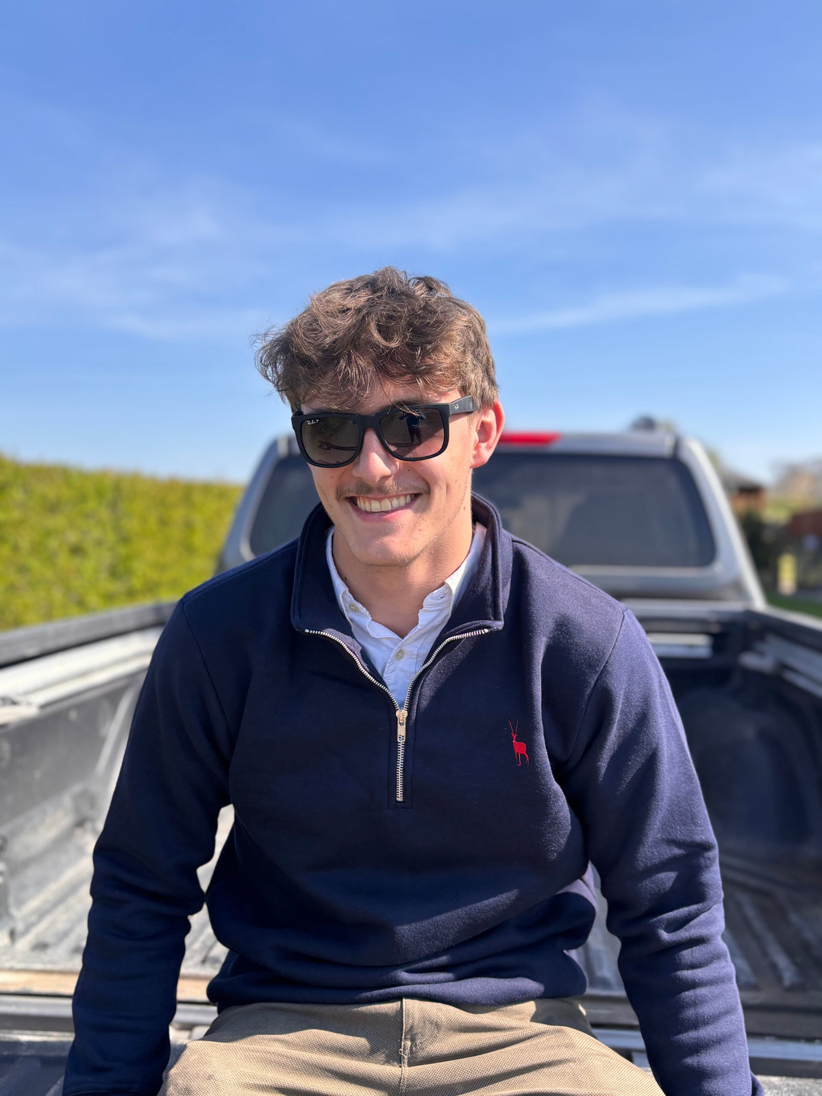 Beaufort Dark Navy Quarter Zip