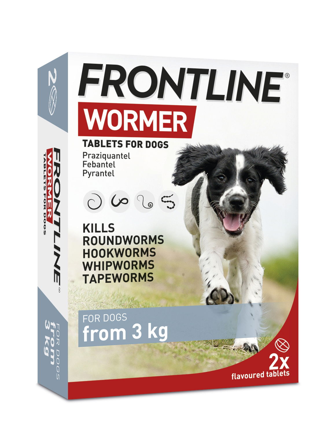 Frontline Wormer Tablets for Dogs 2 Pack Xl