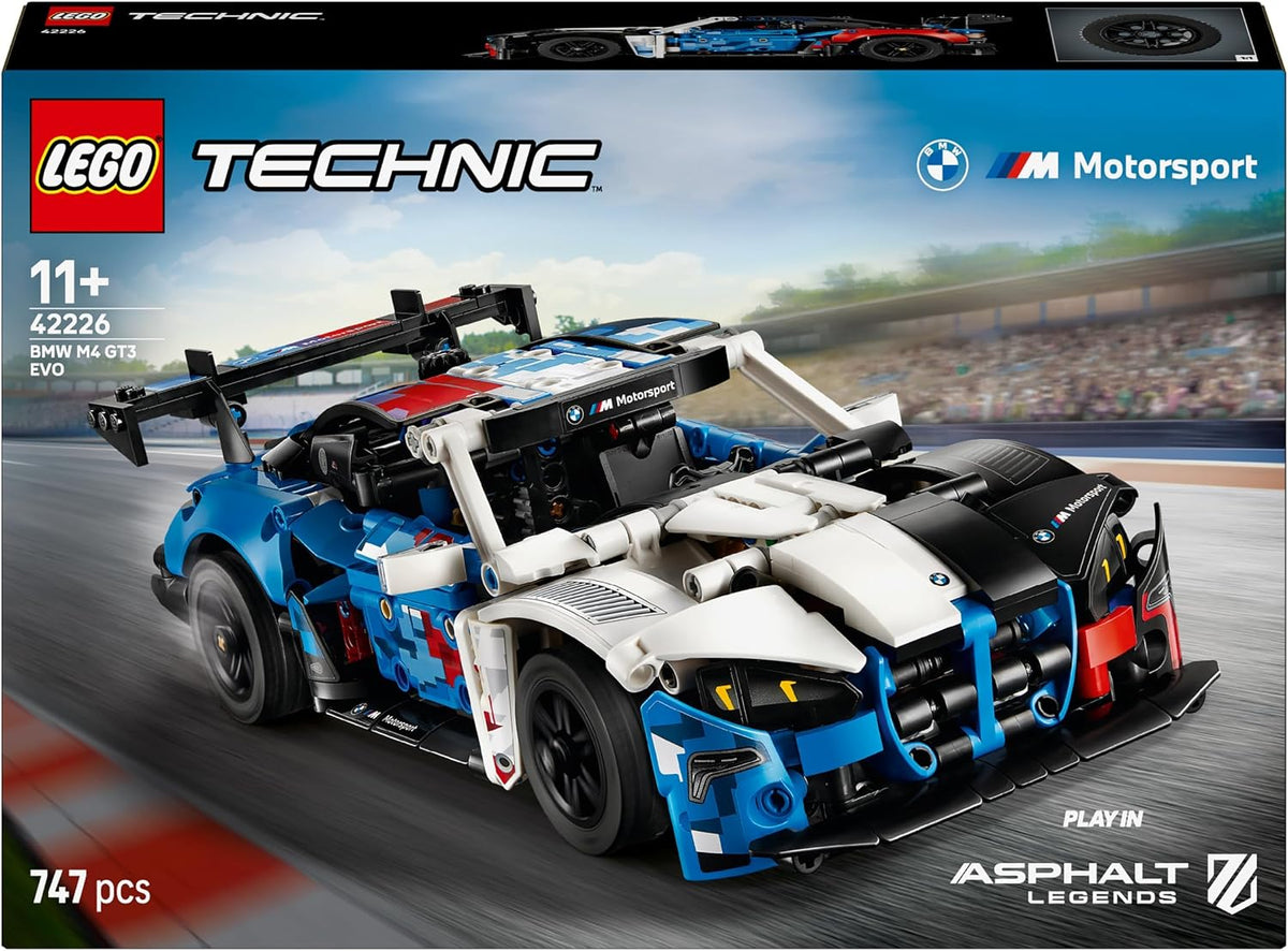 LEGO Technic BMW M4 GT3 EVO Race Car 42226. New but open scruffy box. All bags inside are factory sealed.