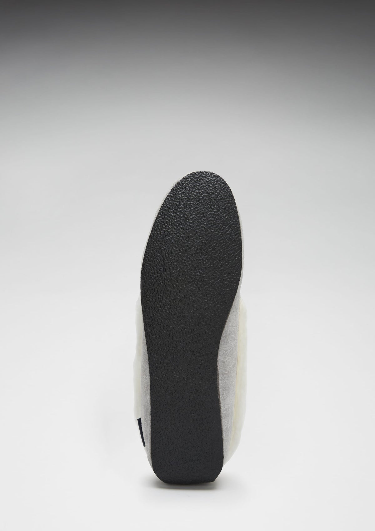 Women's slippers, sheepskin, dove grey suede