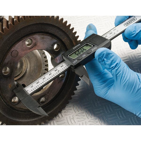 Draper Carbon Fibre Digital Caliper Gauge