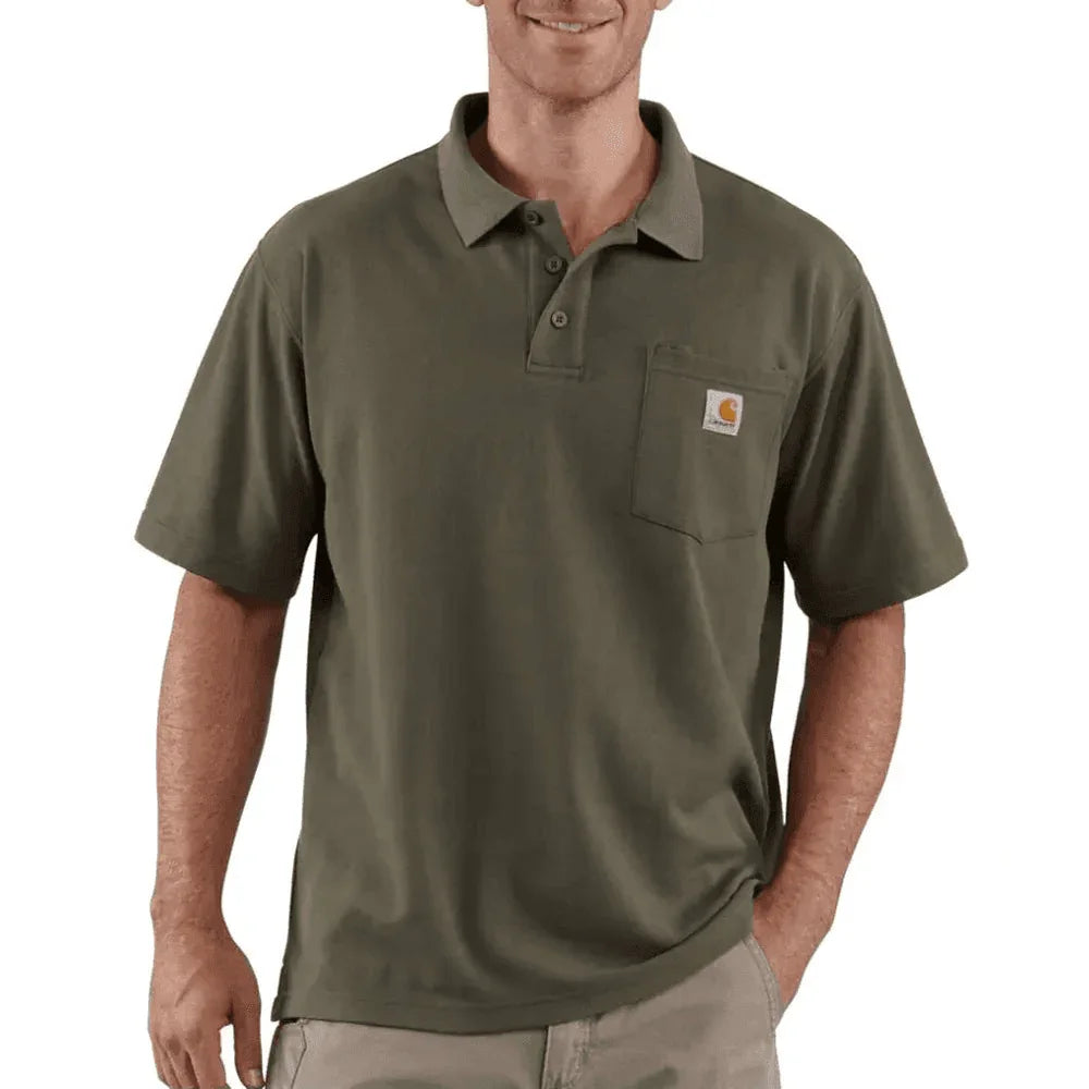 Carhartt K570 Loose Fit Midweight Short Sleeve Pocket Polo T-Shirt