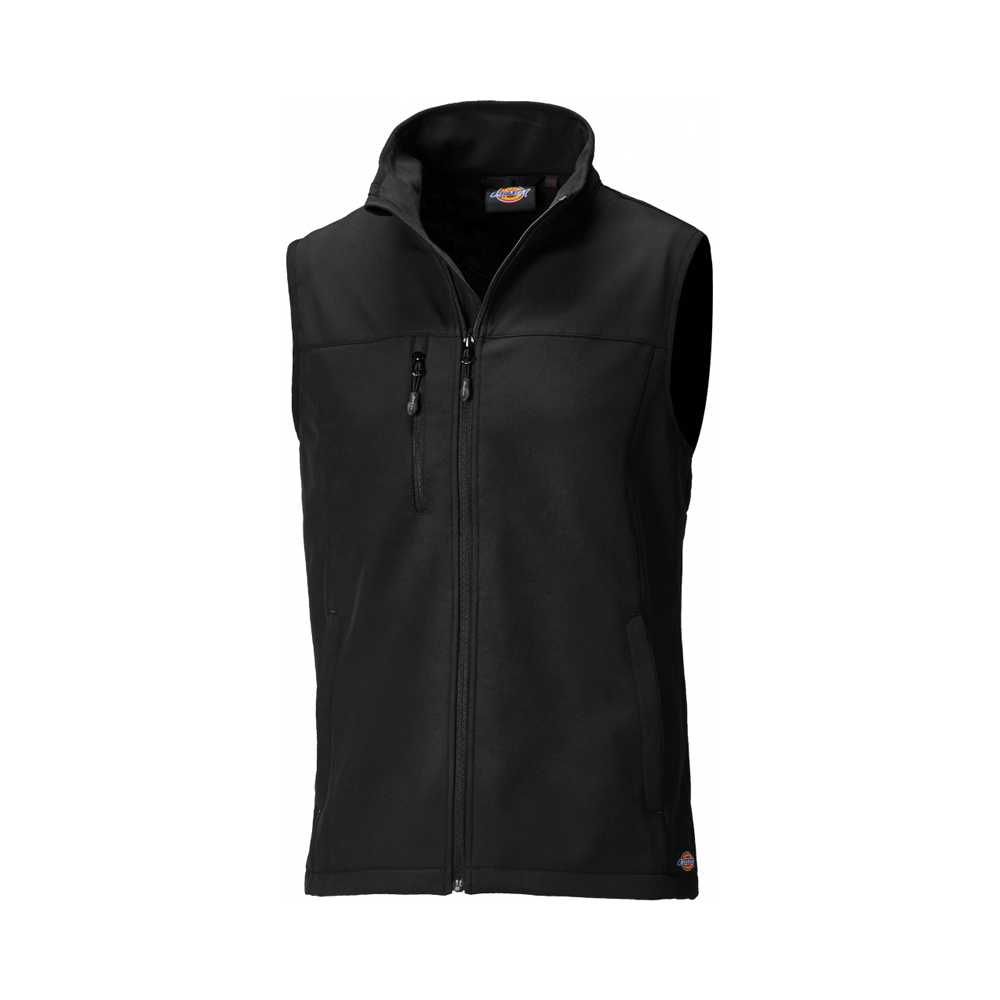 Dickies Kenton Softshell Black Bodywarmer Gilet BW7001