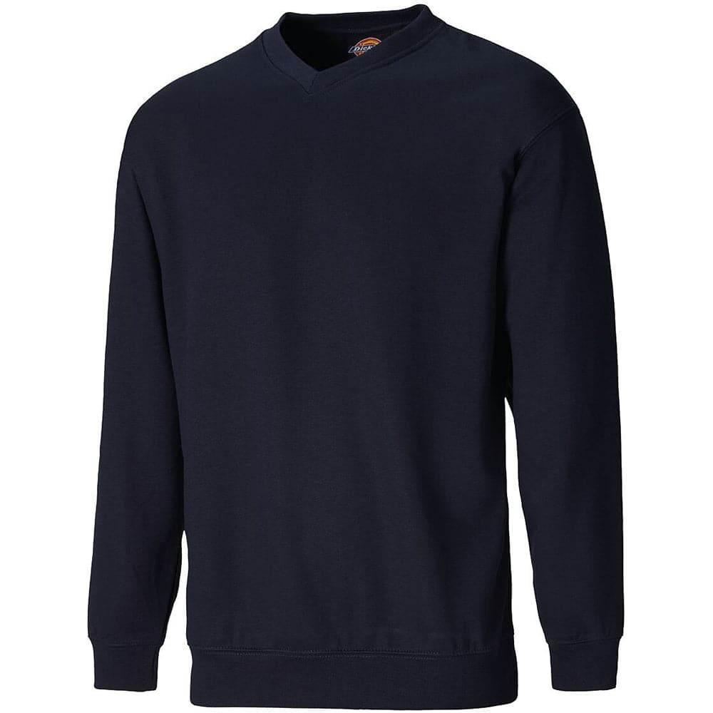 Dickies V-Neck Sweatshirt Plain, Ideal For Work Embroidery Printing SH11150
