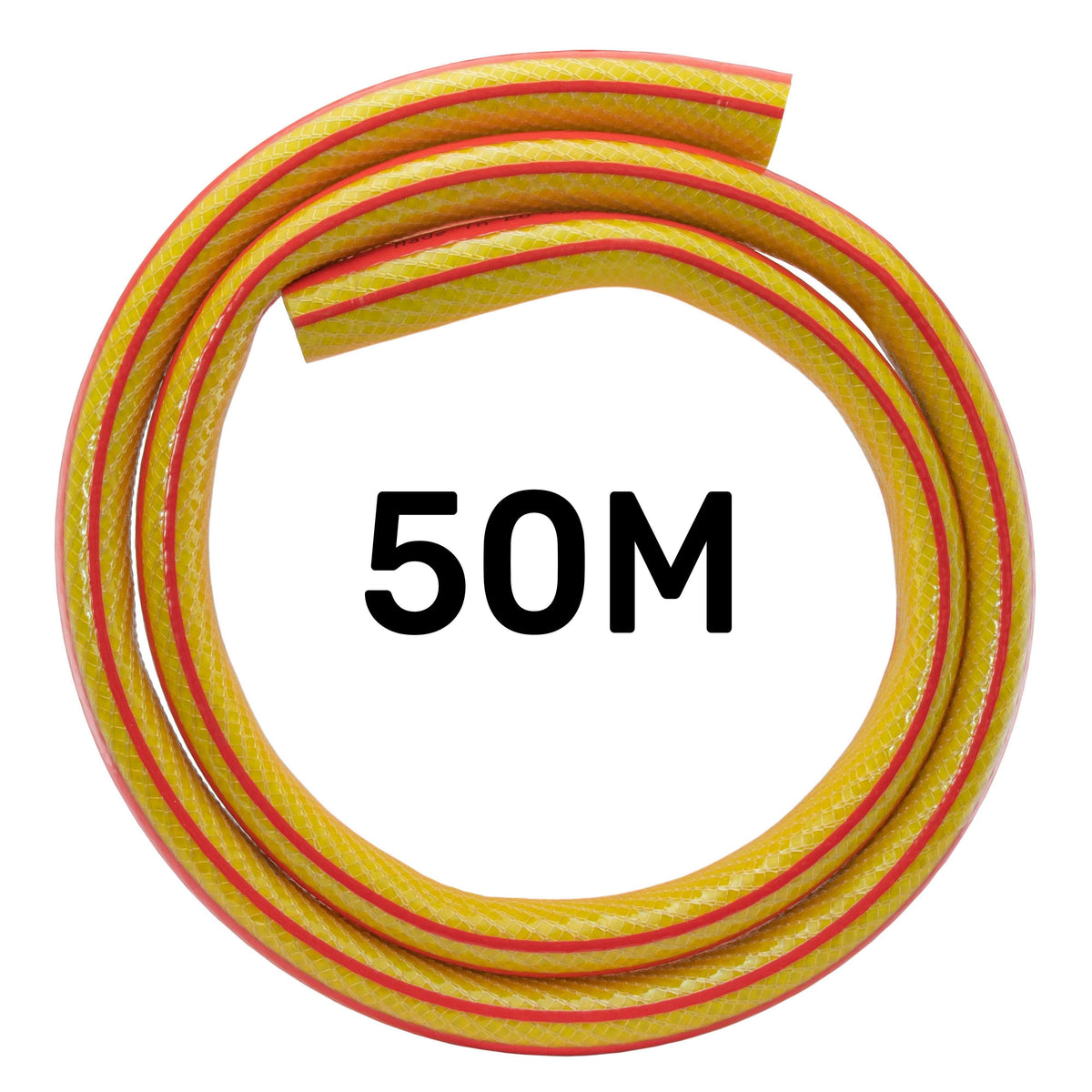 3/4" Yellow Premium Garden Hose Pipe, 6-Layers