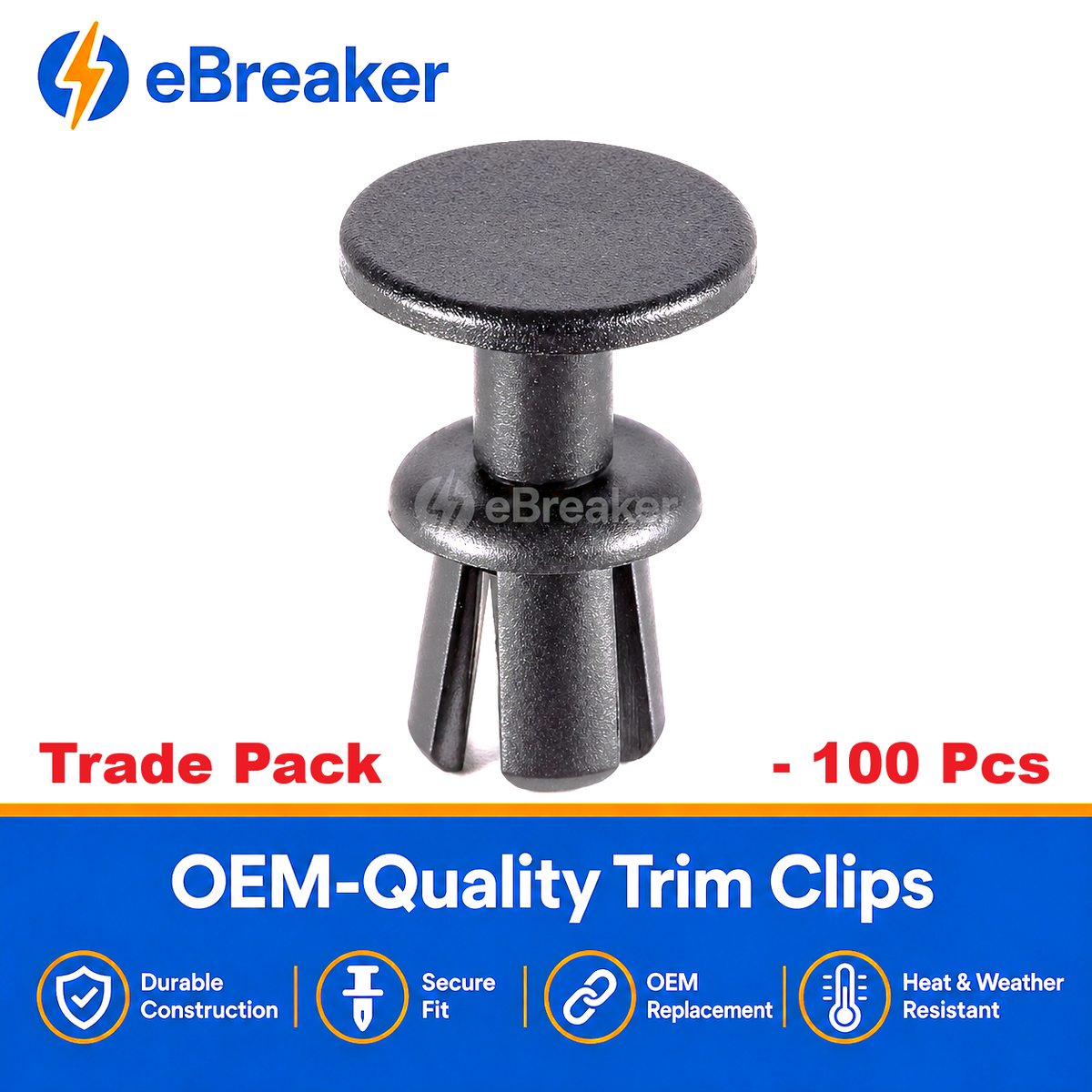BMW Push Fit Trim Rivet - Interior, Undertray & Side Sill Fastener 51498166702