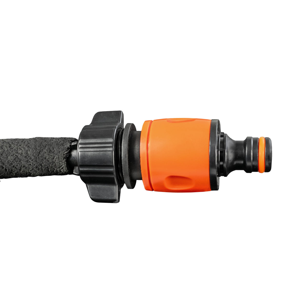 Irrigation 1/2" Barb to Female Hosepipe Quick Connector, Black