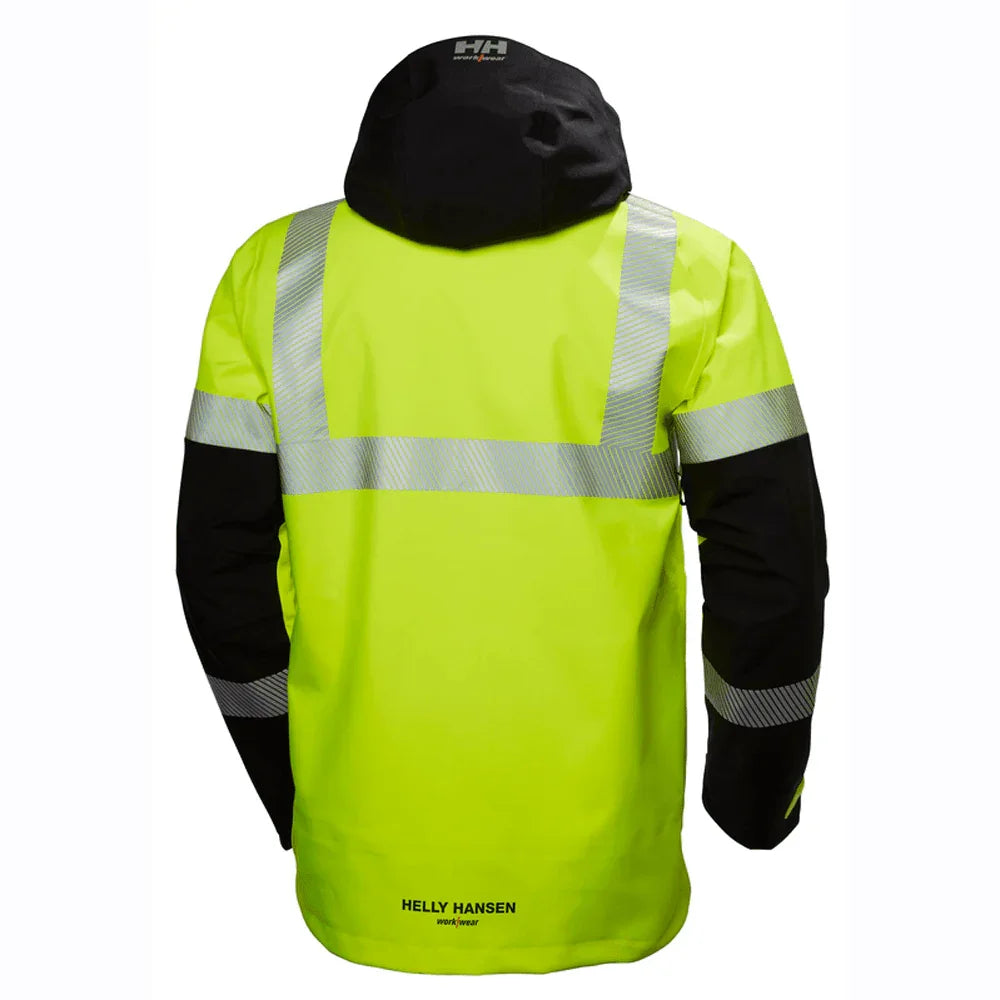 Helly Hansen 71172 ICU Hi-Vis 3 Layer Waterproof Shell Jacket