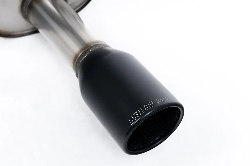 Milltek Ford Fiesta MK6 Zetec-S - Non-Resonated (Louder) Cat-Back Exhaust System - fits to ST150 Rear Valance Insert