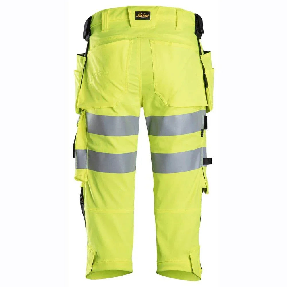 Snickers 6138 High-Vis Class 1/2 Stretch Holster Pocket Pirate Trousers