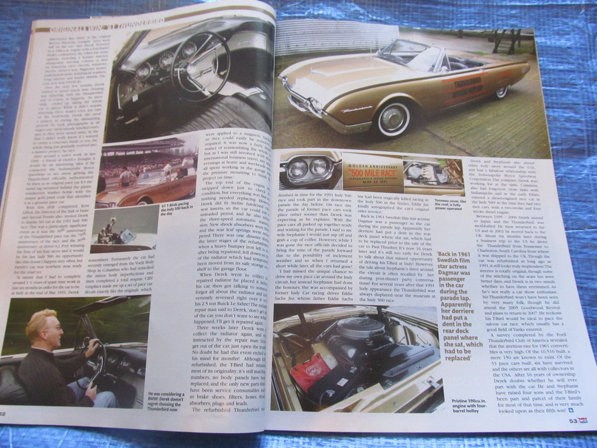 CLASSIC AMERICAN MAGAZINE OCT 2007 CAMARO MOPAR BUICK T-BIRD JAY LENO #bk1