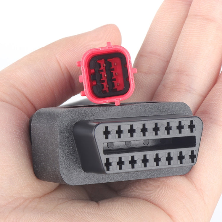 for Honda Motorcycle OBD 16 Pin To 6 Pin National 46 Pin Adapter Cable, 16PIN To 6PIN