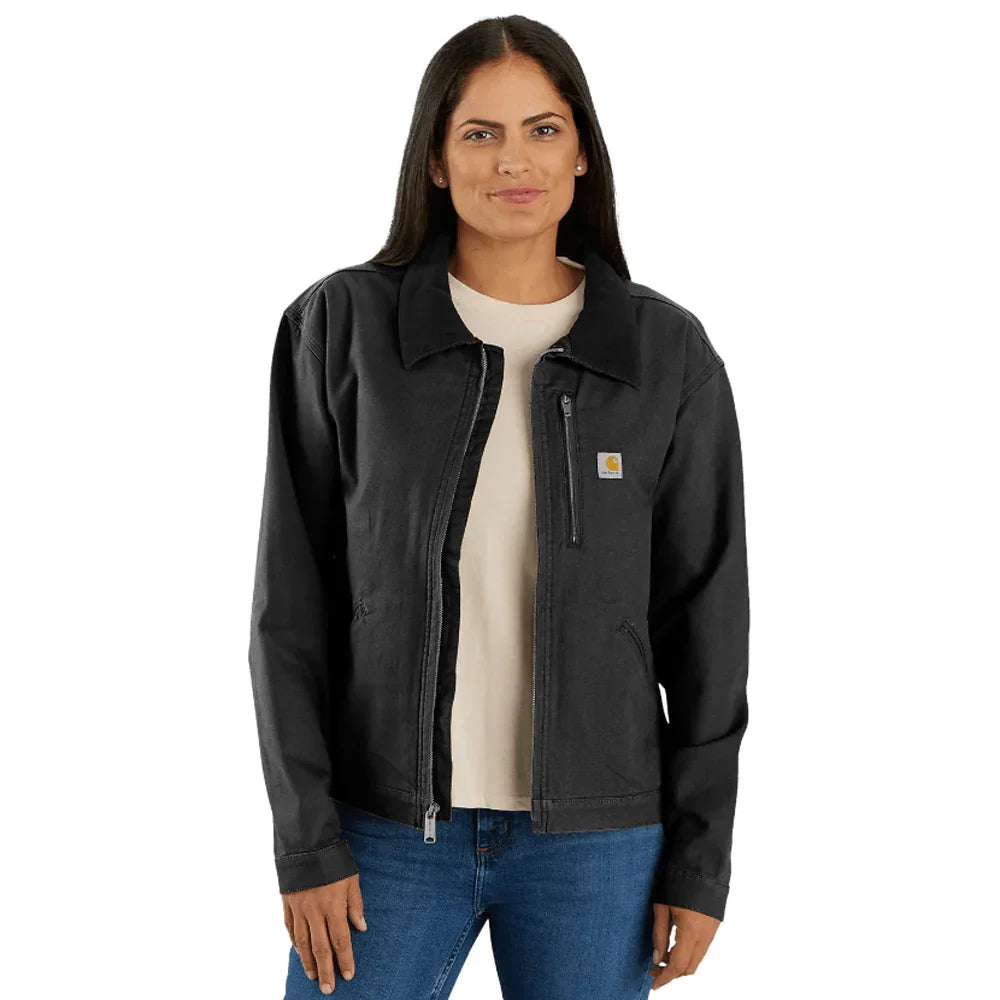 Carhartt 106208 Women's Rugged Flex Relaxed Fit Canvas Detroit Jacket