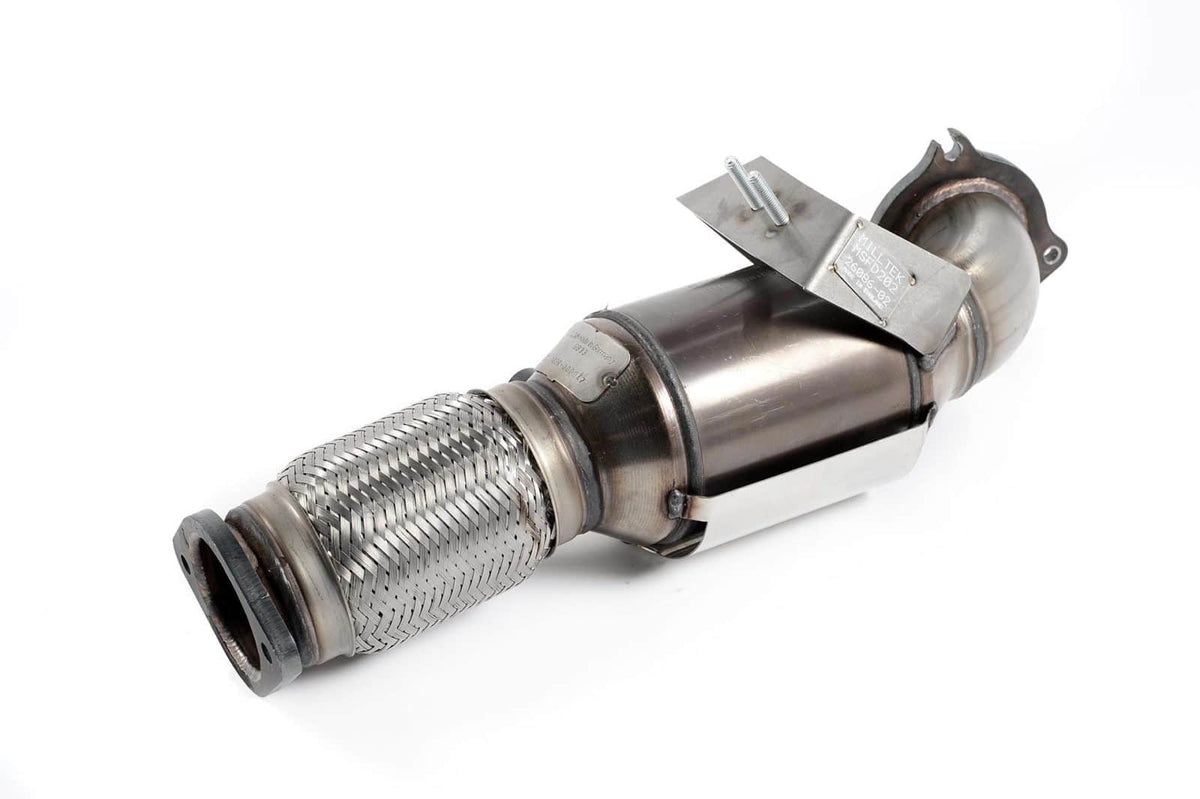 Milltek Ford Fiesta Mk7 ST 1.6L EcoBoost (182PS & 200PS) (13-19) Large Bore Downpipe and Hi-Flow Sports Cat – SSXFD096