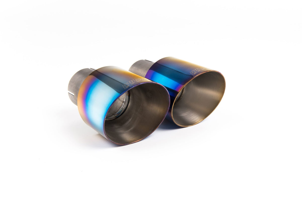 Milltek Ford Fiesta Mk7 ST 1.6L EcoBoost (182PS & 200PS) (13-19) Cat-Back Exhaust – Race System- Resonated- Burnt Titanium Tips – SSXFD199