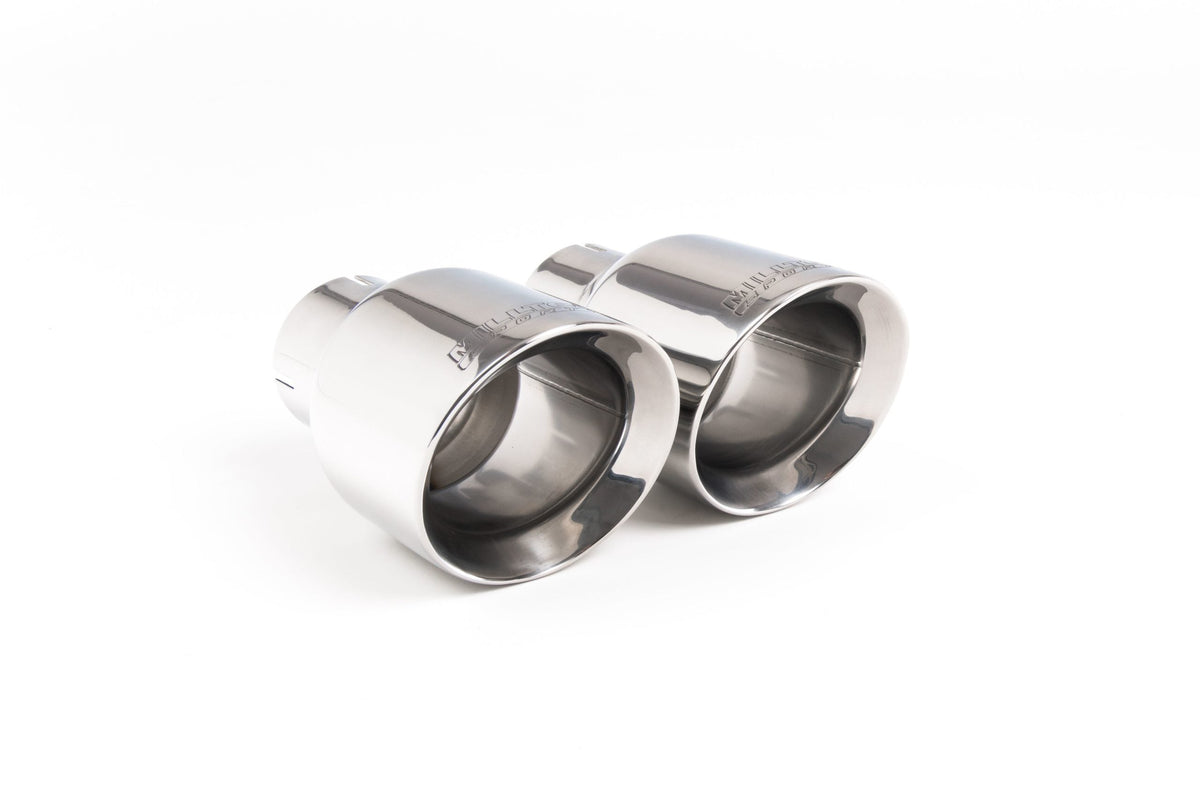 Milltek Ford Fiesta Mk7 ST 1.6L EcoBoost (182PS & 200PS) (13-19) Cat-Back Exhaust – Resonated- Polished Oval Tip – SSXFD099