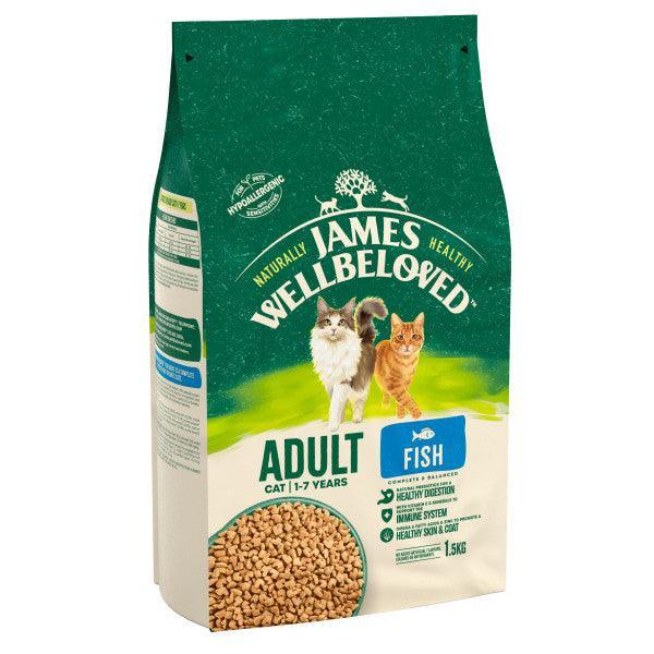 James Wellbeloved Adult Fish Dry Cat Food 10kg