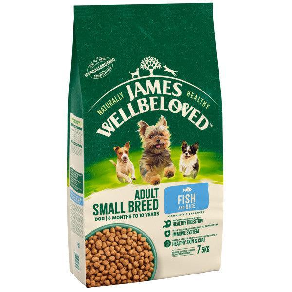 James Wellbeloved Adult Small Breed Fish & Rice Dry Dog Food