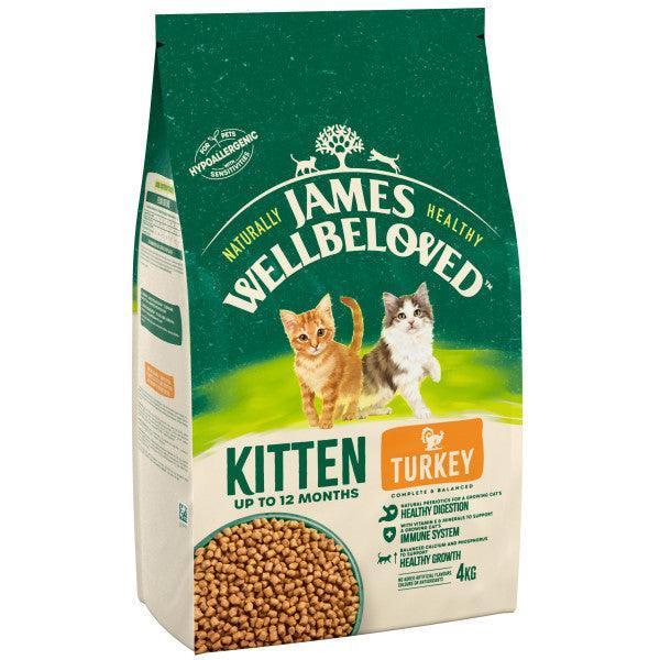 James Wellbeloved Kitten Turkey Dry Cat Food 4kg