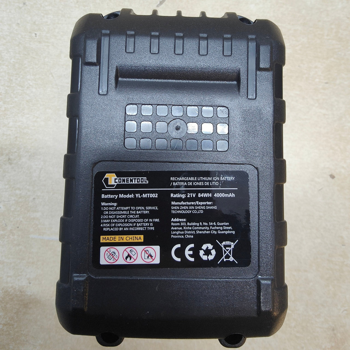 21V Li-ion Battery 10-Cell Pack Compatible with Makita LXT Tools