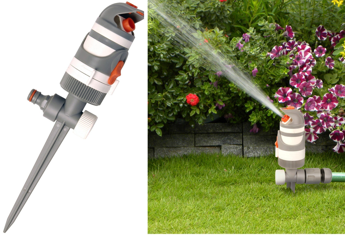 2-Pattern Gear Drive Sprinkler White Line
