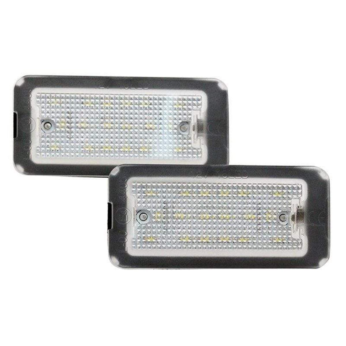 Fiat 500 2007 - 2014 LED Number Plate Units