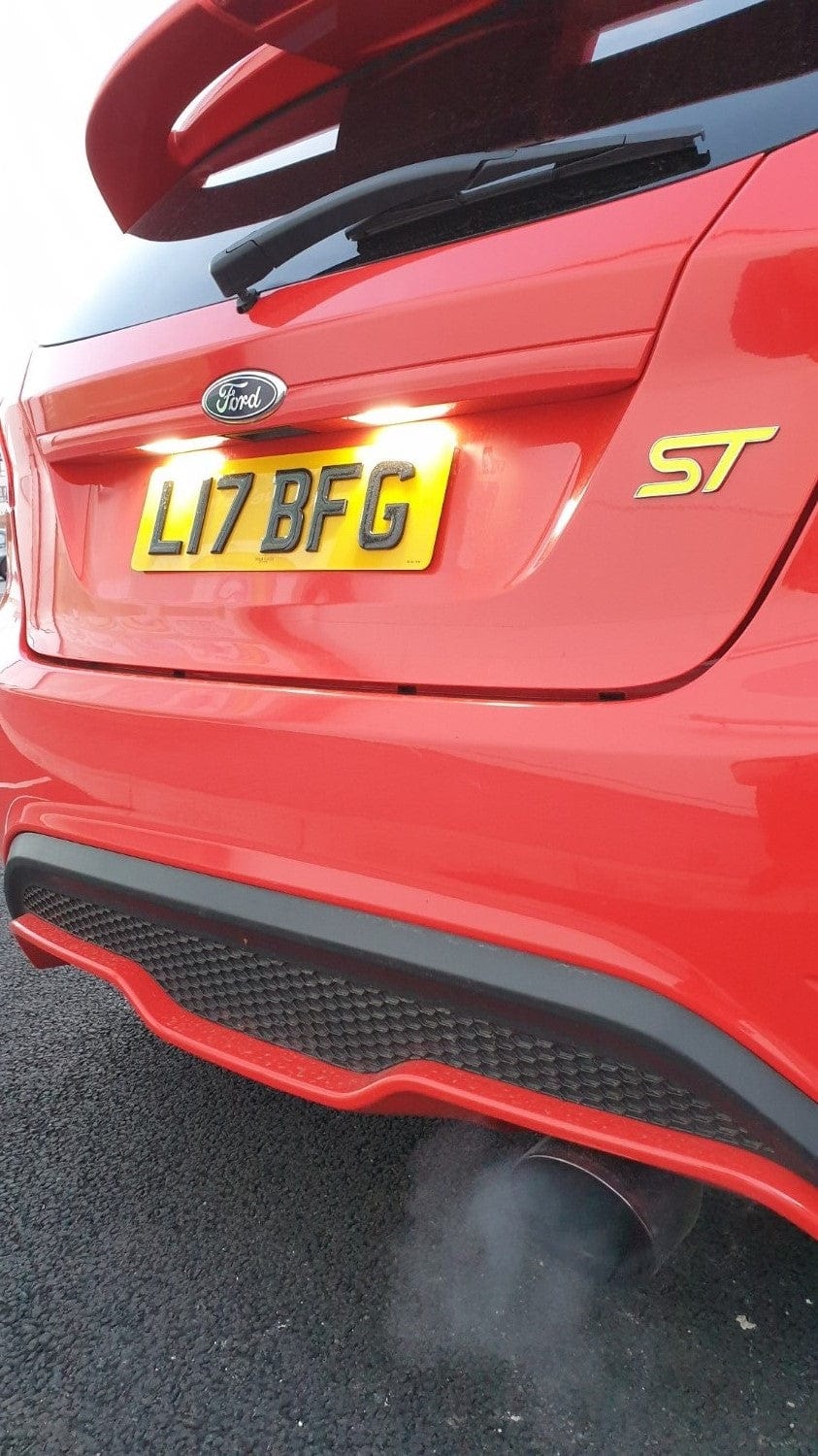 Ford Fiesta MK7 LED Number Plate Conversion Unit..