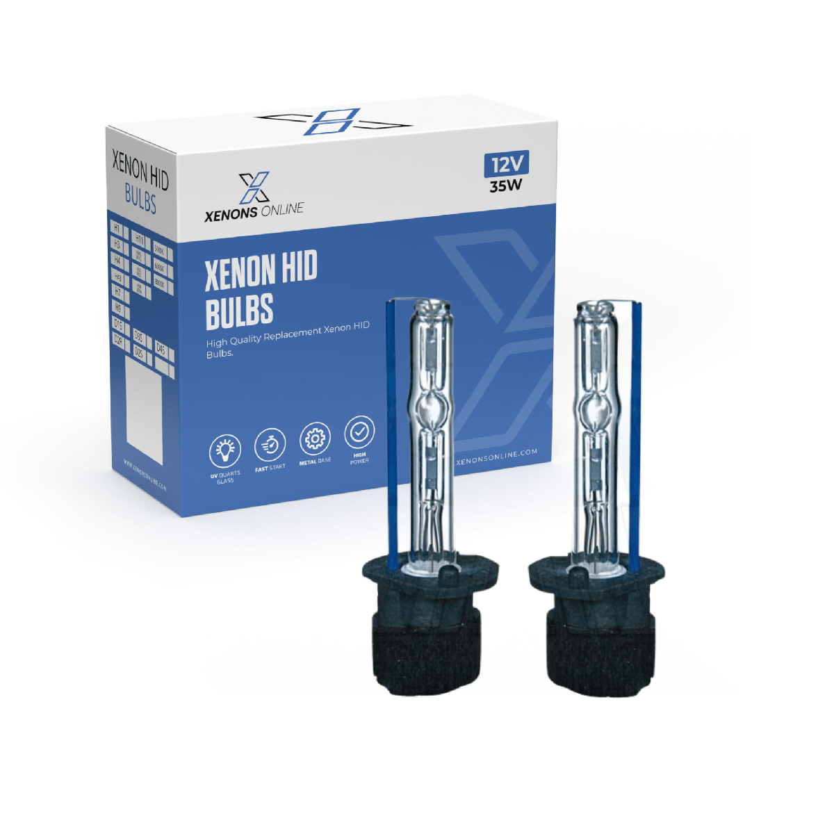 H3 Xenon HID Bulbs (Pair)