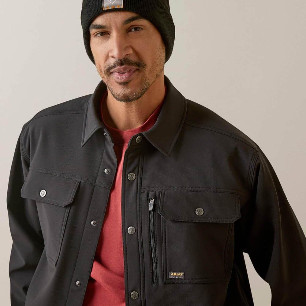 Ariat P26099APPM Rebar DuraStretch Utility Softshell Shirt Jacket