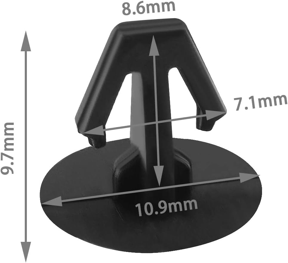 Honda Weather Seal Trim Clip - Bonnet Rubber Weatherstrip Fastener 91518-SM4-003